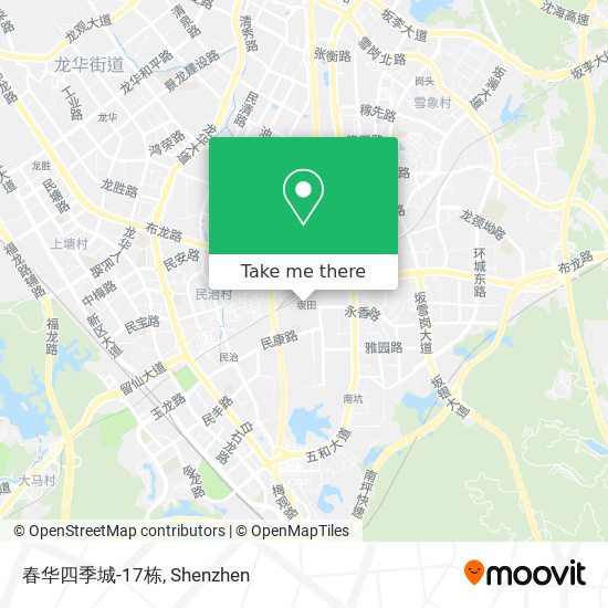 春华四季城-17栋 map