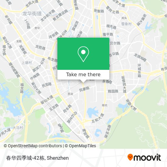 春华四季城-42栋 map