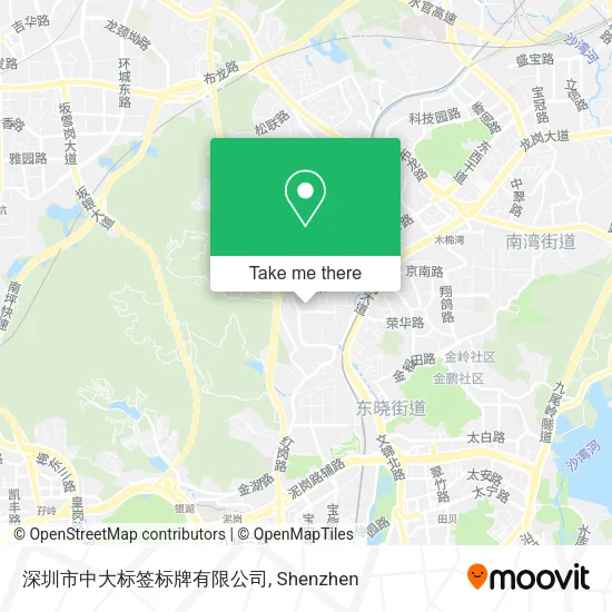 深圳市中大标签标牌有限公司 map