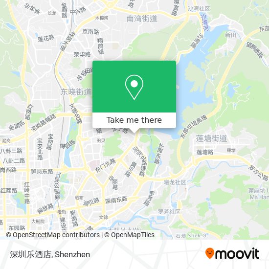 深圳乐酒店 map
