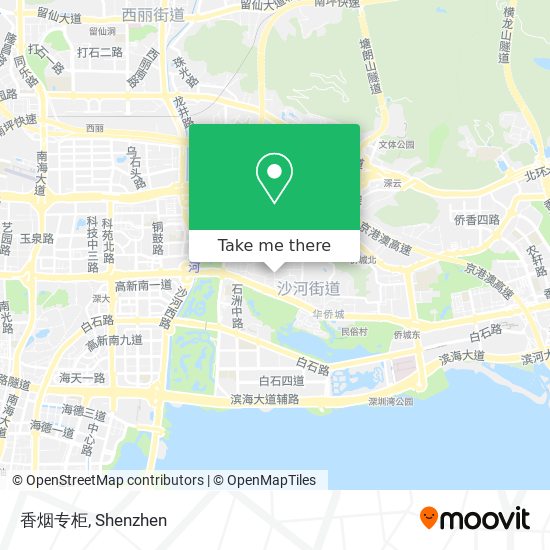 香烟专柜 map