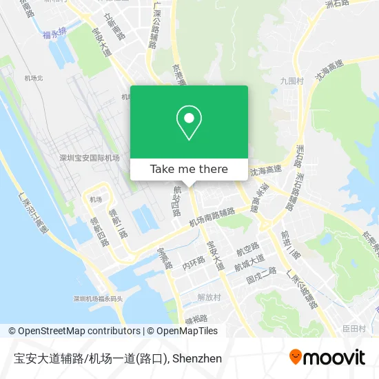 宝安大道辅路/机场一道(路口) map