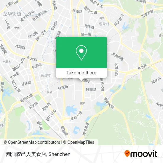 潮汕胶己人美食店 map