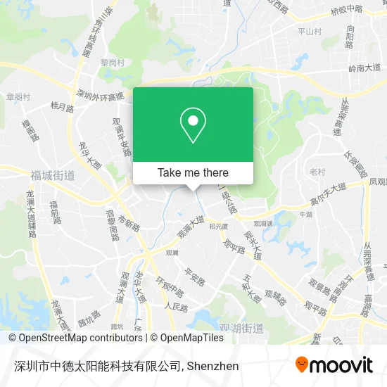 深圳市中德太阳能科技有限公司 map