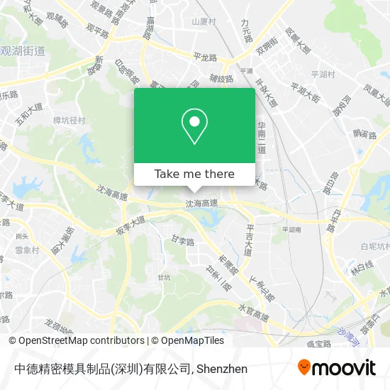 中德精密模具制品(深圳)有限公司 map