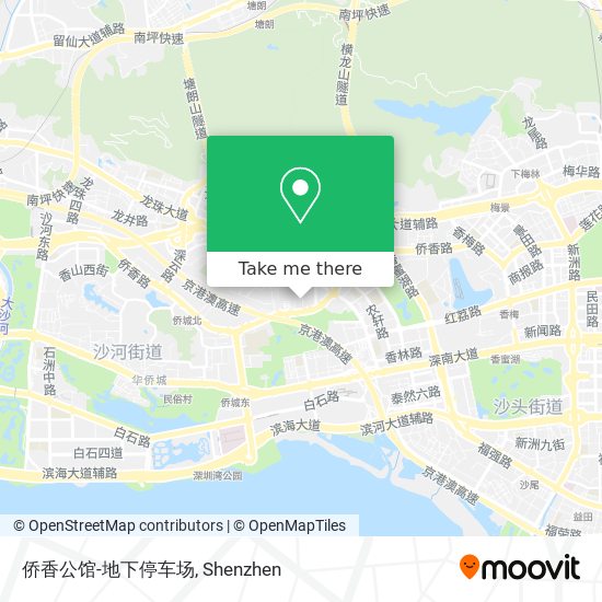 侨香公馆-地下停车场 map