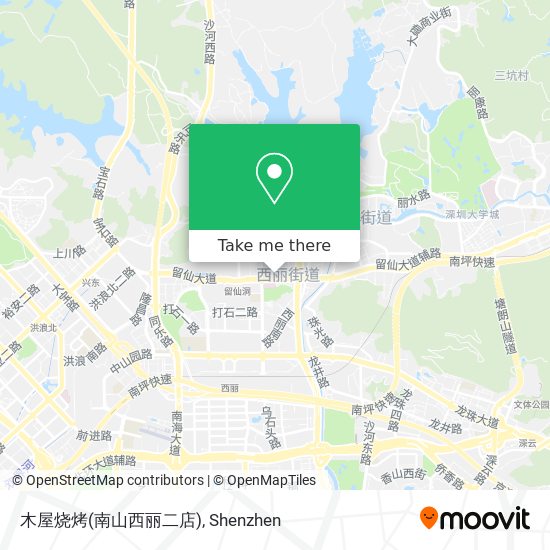 木屋烧烤(南山西丽二店) map