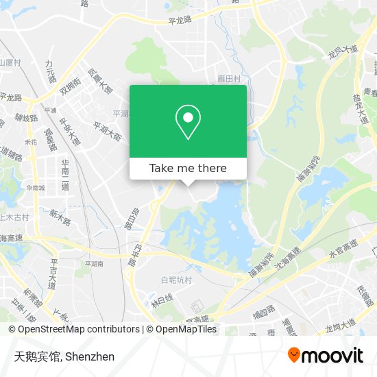 天鹅宾馆 map