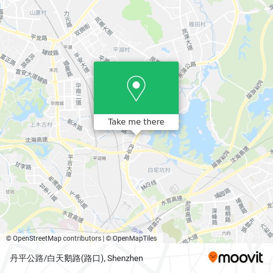 丹平公路/白天鹅路(路口) map