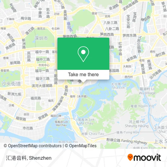 汇港齿科 map