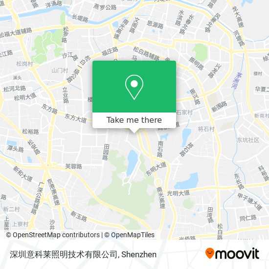 深圳意科莱照明技术有限公司 map