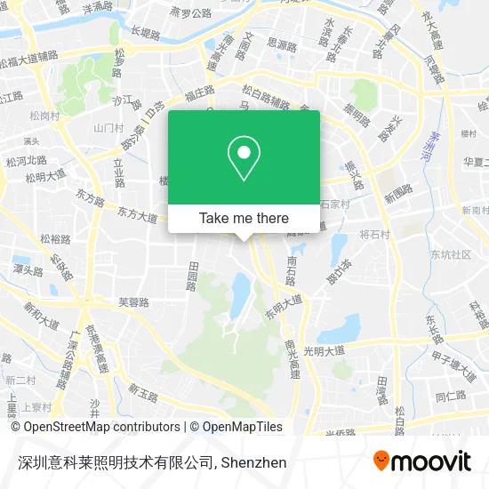 深圳意科莱照明技术有限公司 map