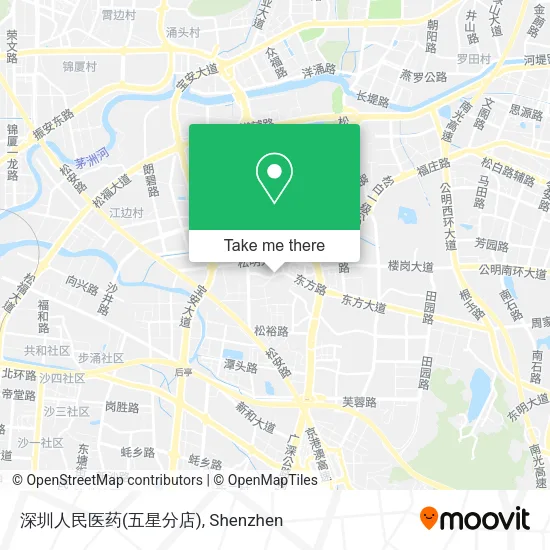 深圳人民医药(五星分店) map