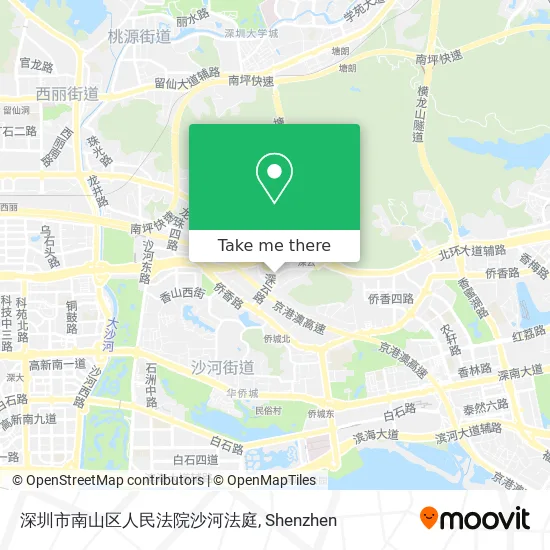 深圳市南山区人民法院沙河法庭 map