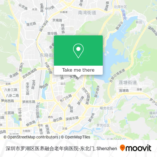深圳市罗湖区医养融合老年病医院-东北门 map