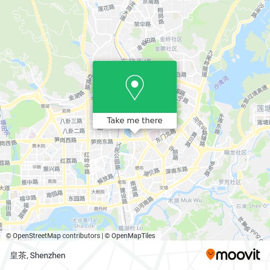 皇茶 map