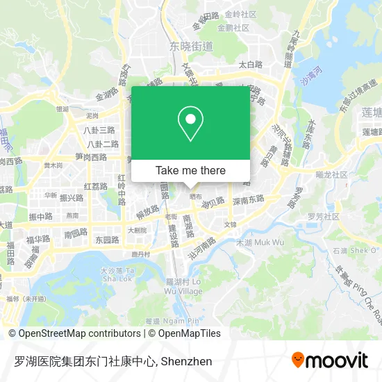 罗湖医院集团东门社康中心 map