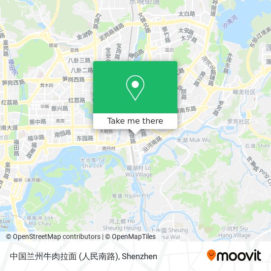 中国兰州牛肉拉面 (人民南路) map