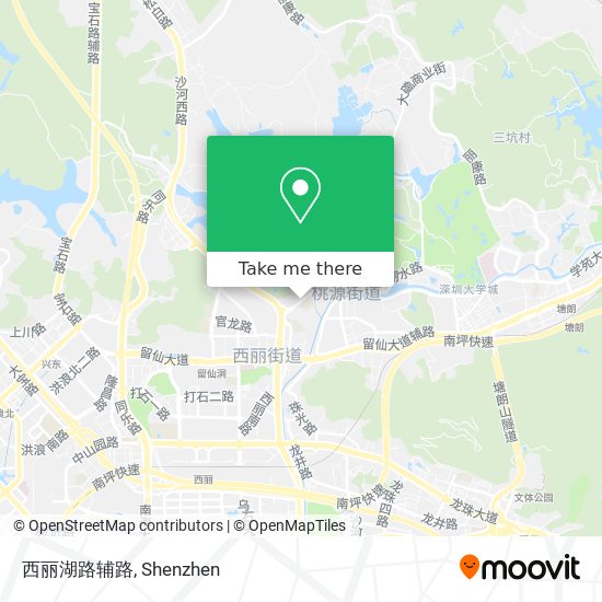 西丽湖路辅路 map