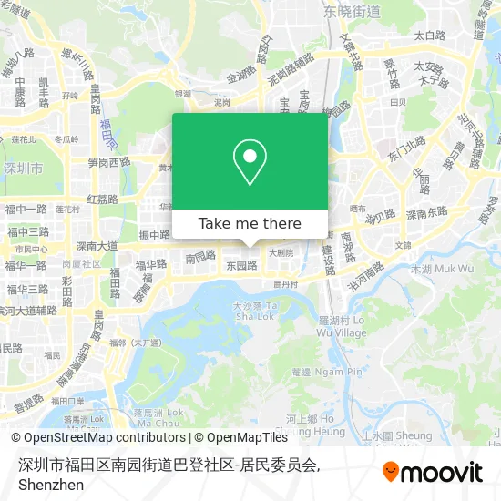 深圳市福田区南园街道巴登社区-居民委员会 map