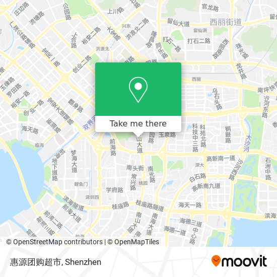 惠源团购超市 map