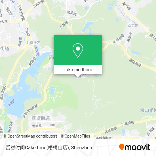 蛋糕时间Cake time(梧桐山店) map