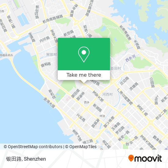 银田路 map