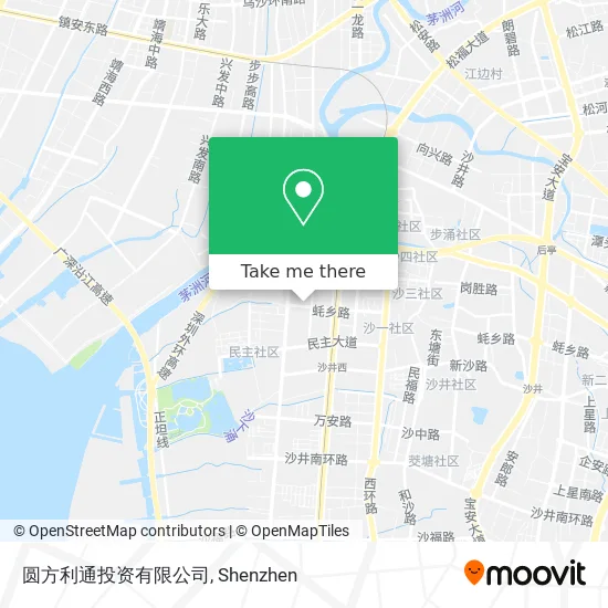 圆方利通投资有限公司 map
