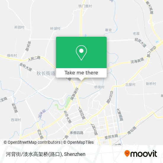 河背街/淡水高架桥(路口) map