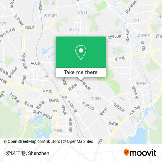 爱民三巷 map