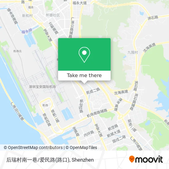 后瑞村南一巷/爱民路(路口) map