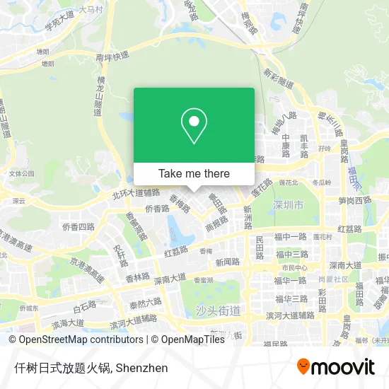 仟树日式放题火锅 map