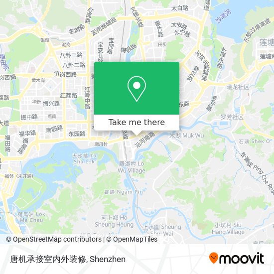 唐机承接室内外装修 map