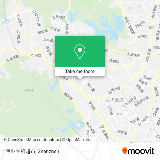 伟业生鲜超市 map