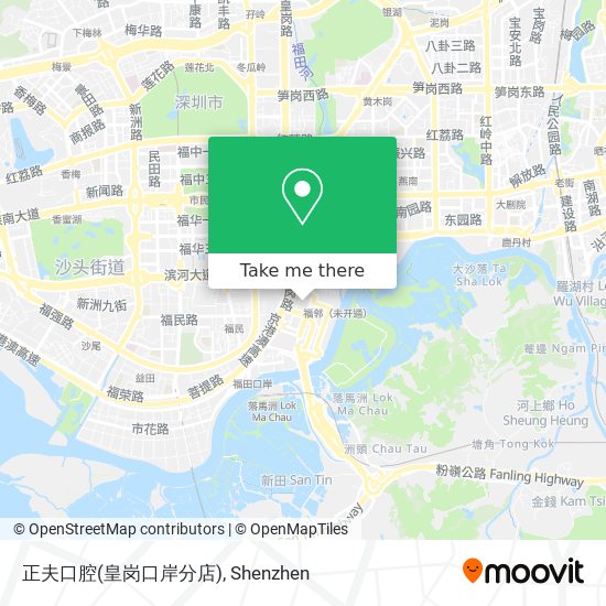 正夫口腔(皇岗口岸分店) map