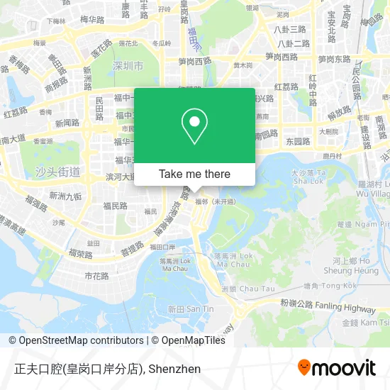 正夫口腔(皇岗口岸分店) map