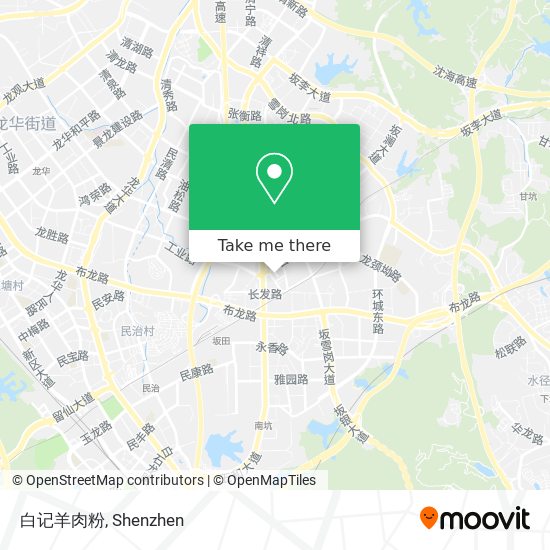 白记羊肉粉 map
