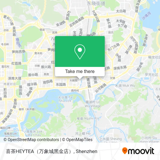 喜茶HEYTEA（万象城黑金店） map