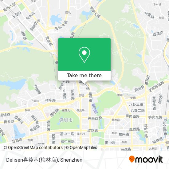 Delisen喜荟萃(梅林店) map