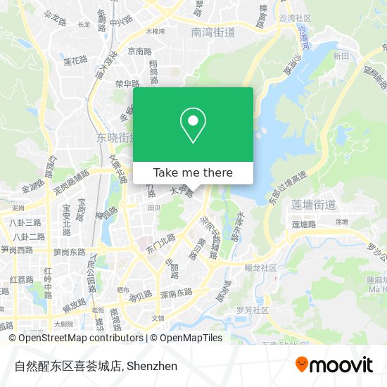 自然醒东区喜荟城店 map
