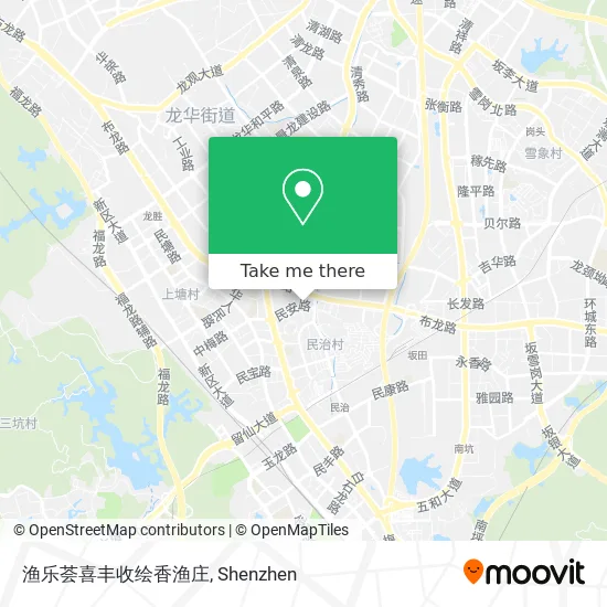 渔乐荟喜丰收绘香渔庄 map