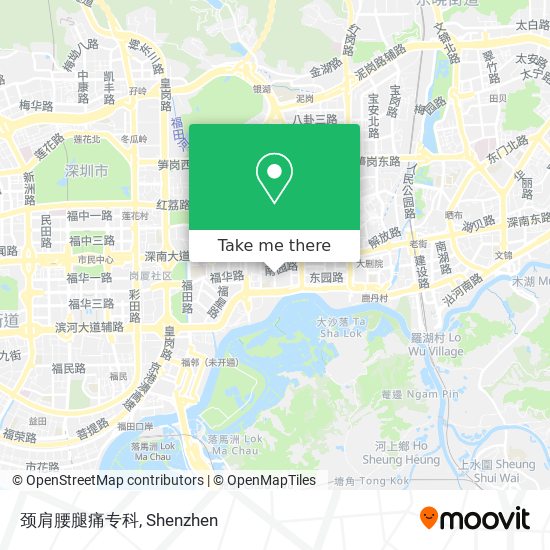 颈肩腰腿痛专科 map