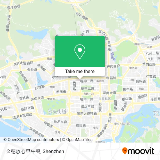 金穗放心早午餐 map