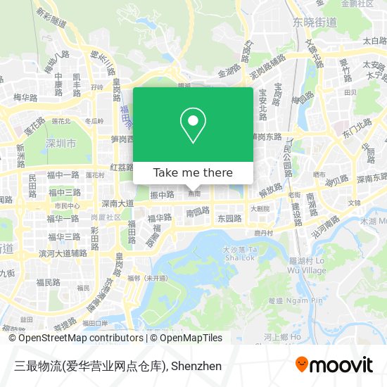 三最物流(爱华营业网点仓库) map
