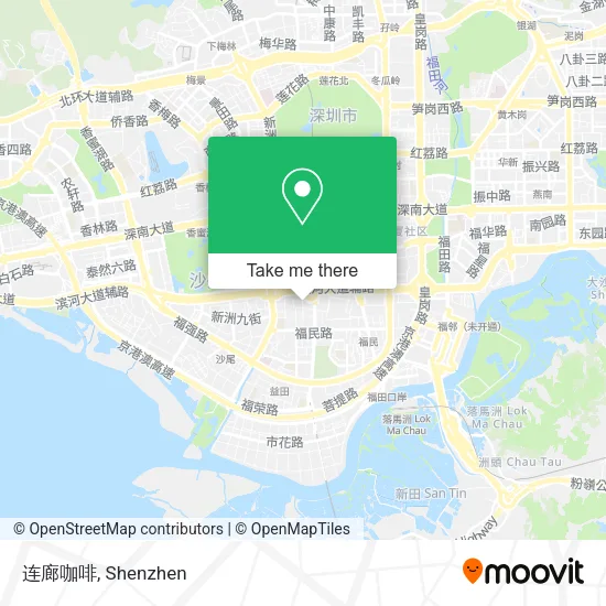 连廊咖啡 map