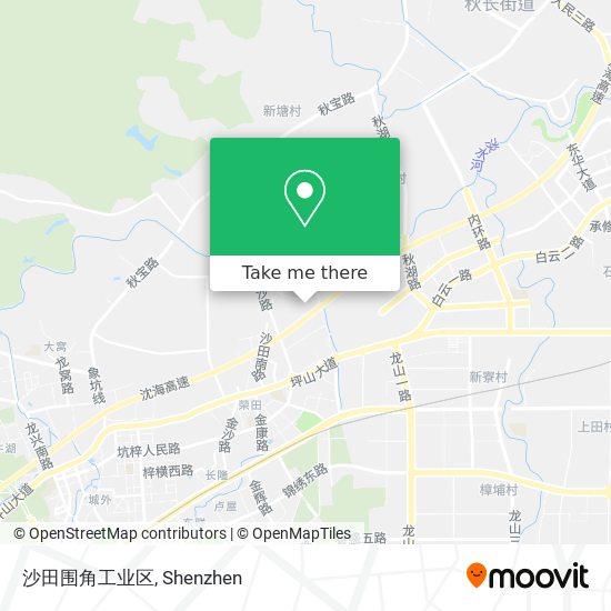沙田围角工业区 map
