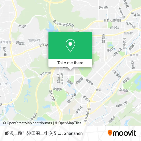 阁溪二路与沙田围二街交叉口 map