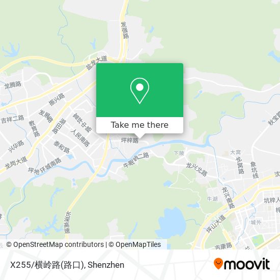 X255/横岭路(路口) map