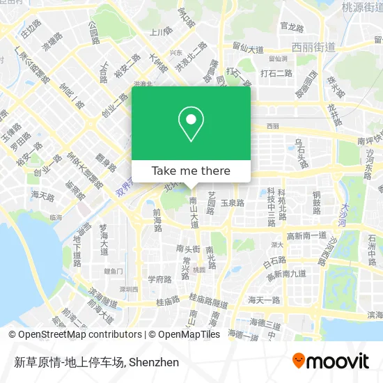 新草原情-地上停车场 map