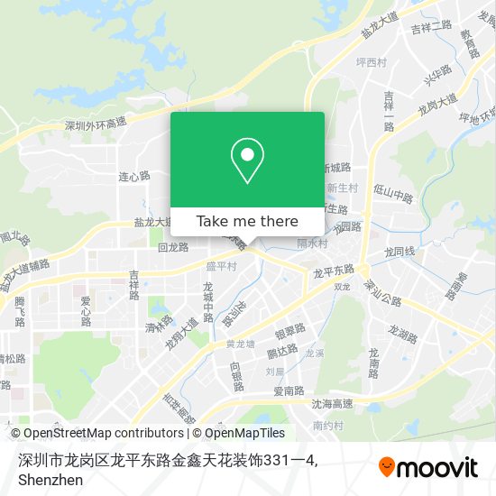 深圳市龙岗区龙平东路金鑫天花装饰331一4 map